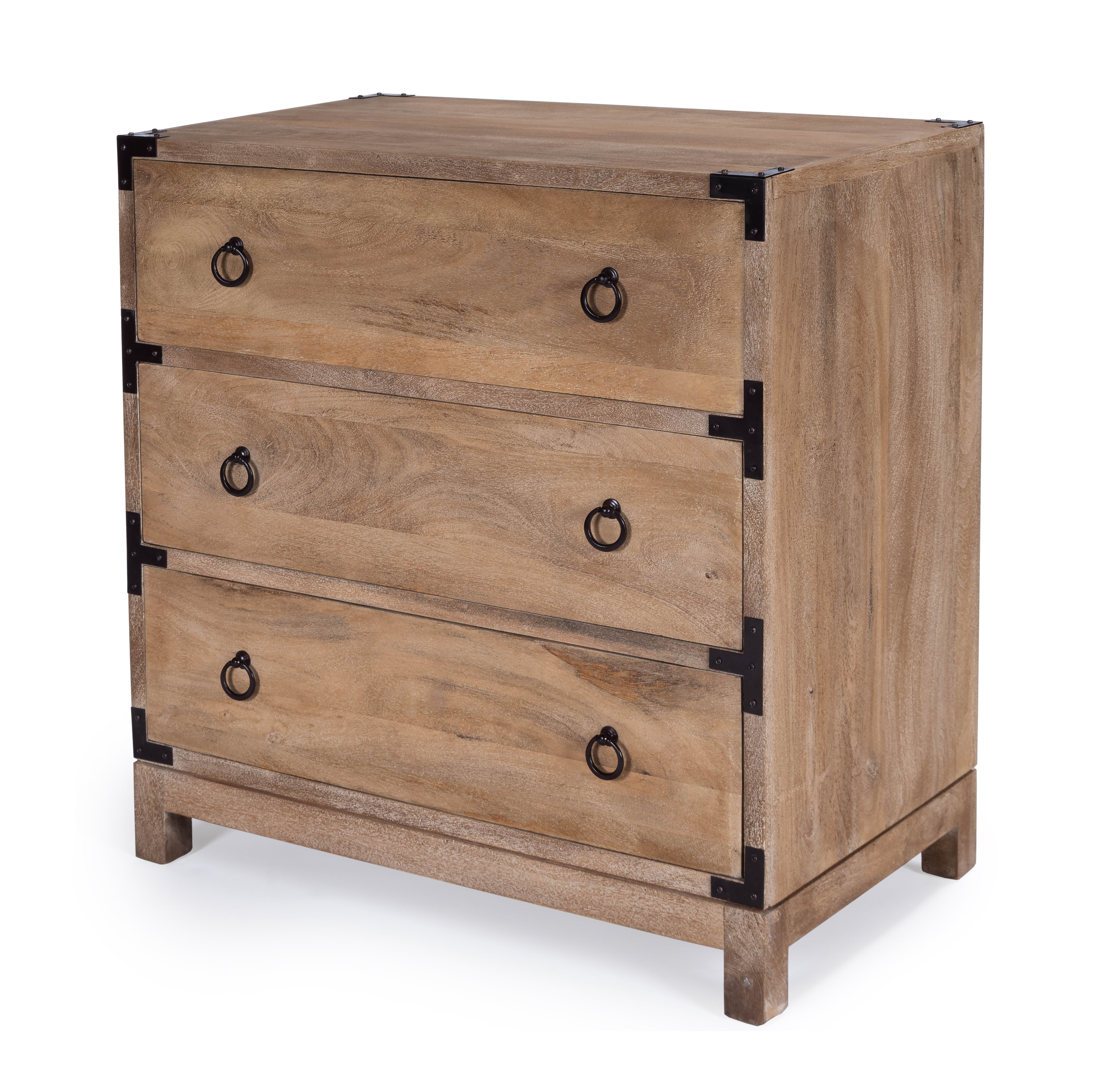 Forster 144'' Extra Deep Brown Campaign Chest with Ball Bearings