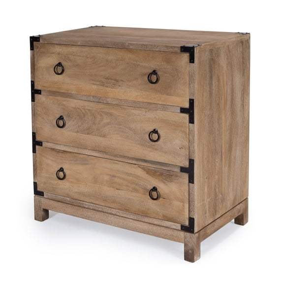 Butler Specialty Company Forster Wood Campaign Chest - Natural Brown