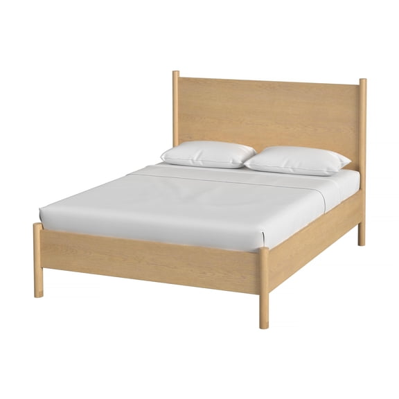Butler Specialty Company Lennon Rounded Leg Queen Bed - Light Natural Wood