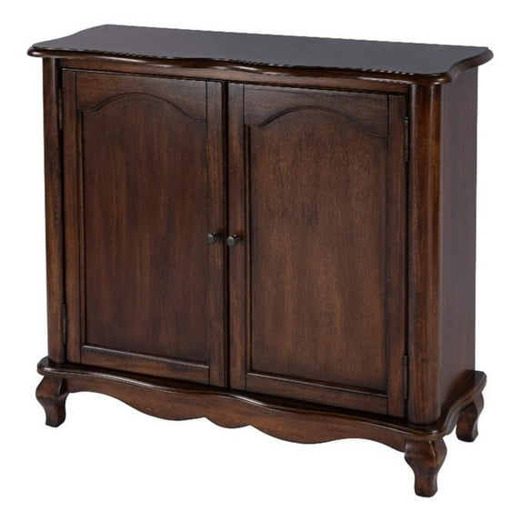 Butler Specialty Company Leyden European Wood Accent Cabinet - Antique Cherry