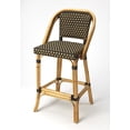 thumbnail image 1 of Butler Specialty Company, Lila Rattan 28" Bar Stool, Dark Brown, 1 of 7
