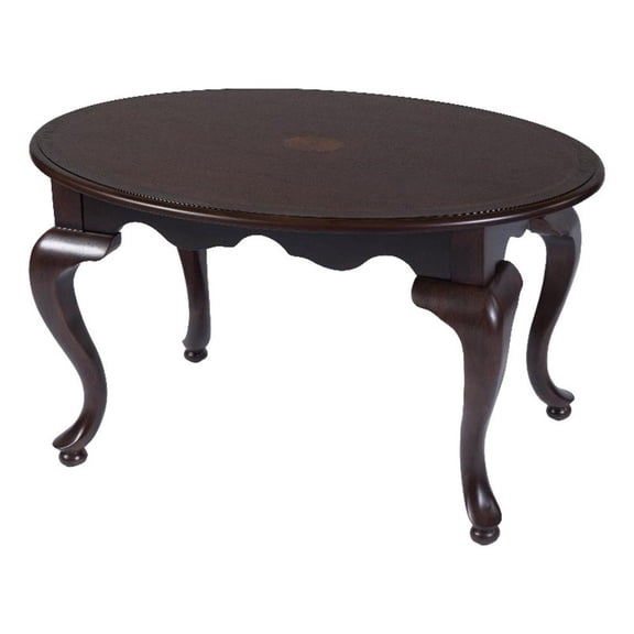 Butler Specialty Company Mareo 38"W Oval Traditional Coffee Table - Cherry