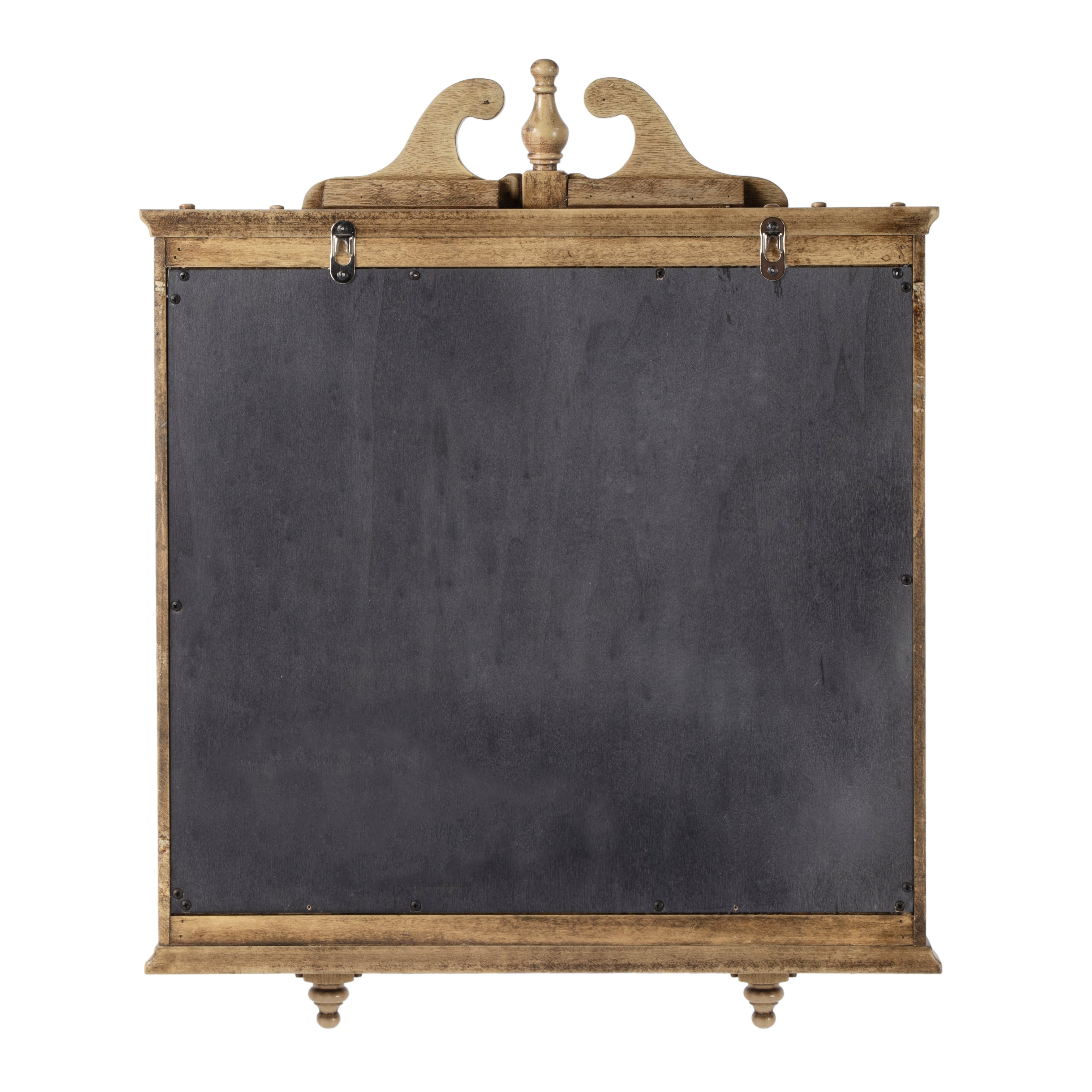 Beige Lighted Wall Curio Cabinet with Glass Shelves