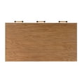 thumbnail image 1 of Butler Specialty Company Mesa Cane And Wood 3-Drawer Writing Desk - Brown, 1 of 5