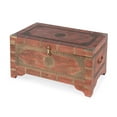 thumbnail image 1 of Butler Specialty Company Nador Wood Storage Trunk Coffee Table In Pink, 1 of 8