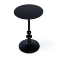 thumbnail image 1 of Butler Specialty Company Outdoor Round Metal End Table In Matte Black, 1 of 6