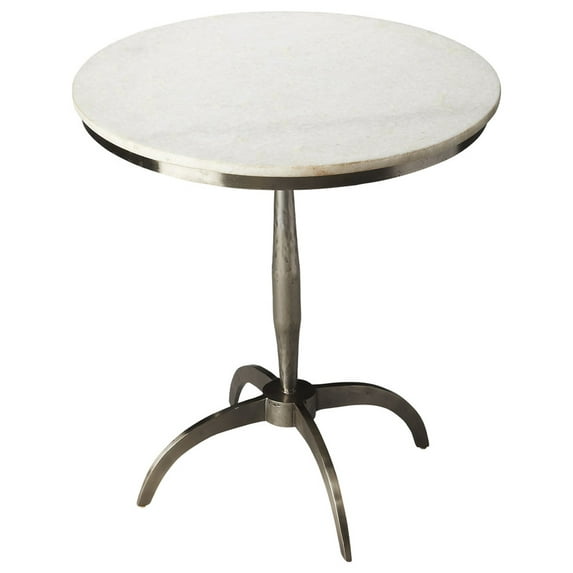 Butler Specialty Company Palmilla Marble And Metal Accent Table