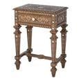 thumbnail image 1 of Butler Specialty Company Rashmi 21"W Rectangular Teak & Bone End Table - Brown, 1 of 7