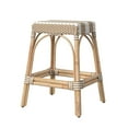 thumbnail image 1 of Butler Specialty Company Robias Rattan 24.5" Counter Stool - Tan & White Stripe, 1 of 8