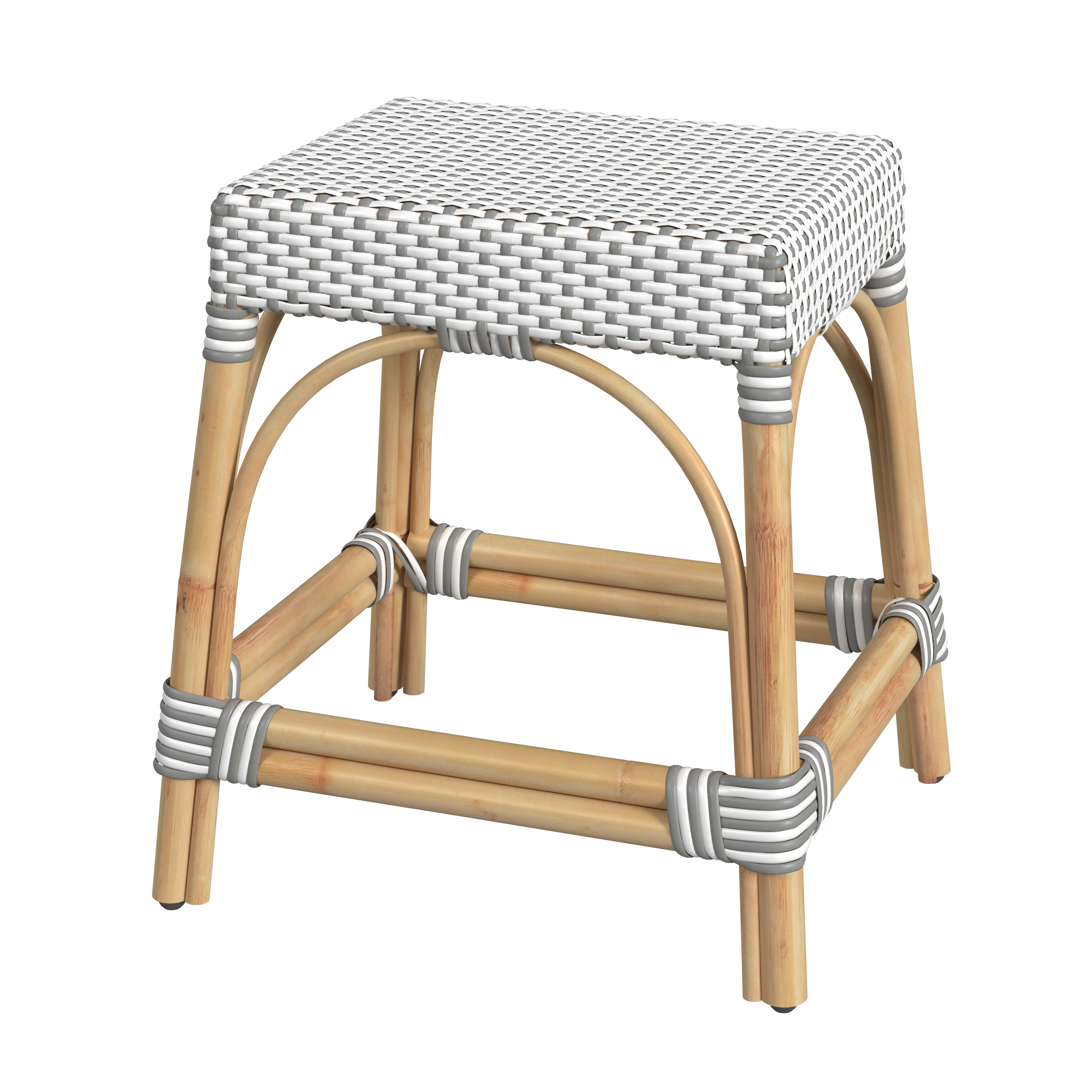 Lowl Retctangular Stool Butler Specialty Company Robias Rattan Rectangular 18