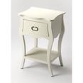 thumbnail image 1 of White - White - Rectangular - Mango wood solids, MDF - BUTLER ROCHELLE OFF WHITE NIGHTSTAND, 1 of 2
