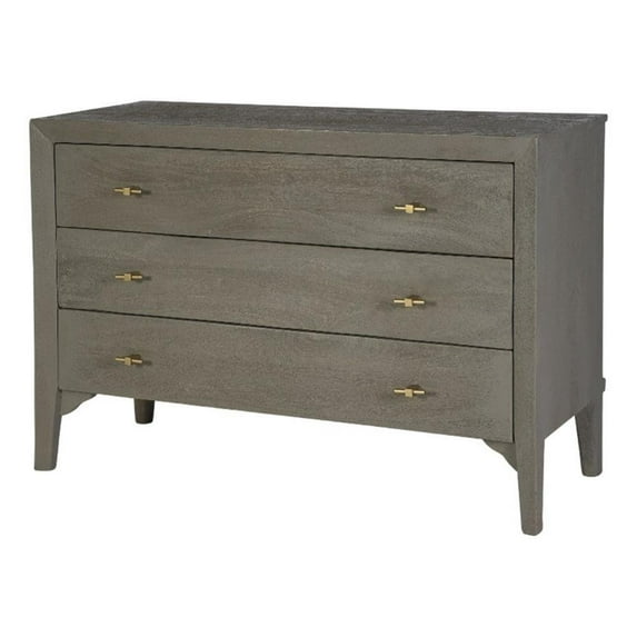 Butler Specialty Company Rockport 46" W Wood 3 Drawer Dresser - Gray