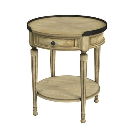 Butler Specialty Company Sampson Side Table With Storage - Antique Beige