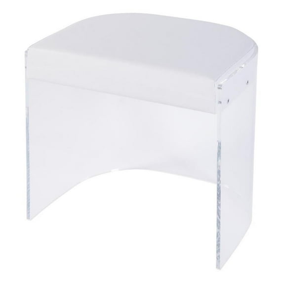 Butler Specialty Company Solara 20 in. Seat Height Acrylic Accent Stool - Clear