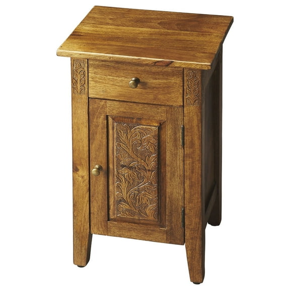 Butler Specialty Company Switra Solid Wood Accent Table - Brown