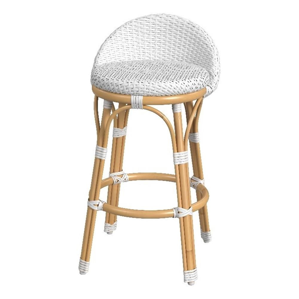 Rattan low stool discount