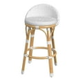 thumbnail image 1 of Butler Specialty Company Tobias 24" Outdoor Rattan Low Back Counter Stool -White, 1 of 7