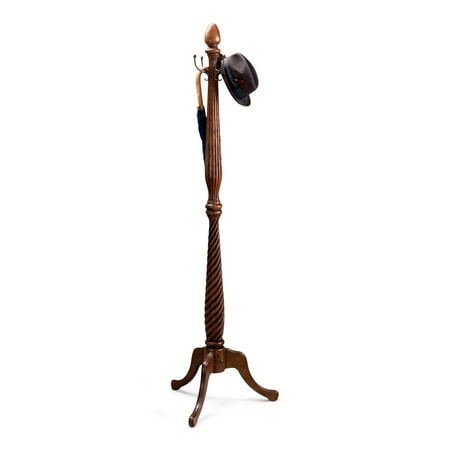 Butler Specialty Company Traditional Wood Costumer Coat Rack In Cherry