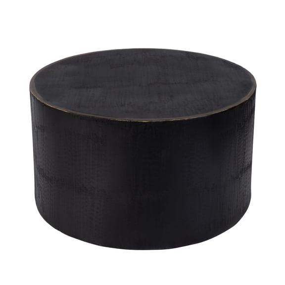 Butler Specialty Company Tundra 31.5"W Round Steel Coffee Table in Bronze