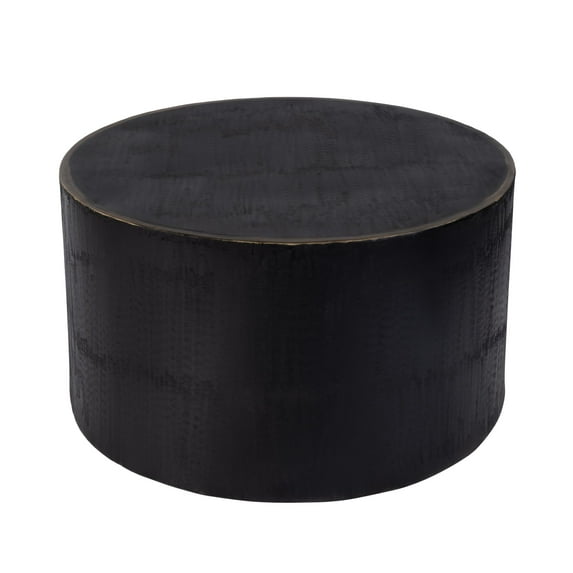 Butler Specialty Company Tundra 31.5"W Round Steel Coffee Table in Bronze