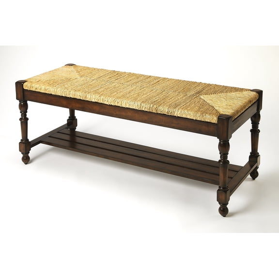 Butler Specialty Company Woven Wicker Bench