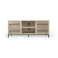 thumbnail image 1 of Butler Specialty Dalvin 4 Drawers Wood TV Stand in Beige, 1 of 4