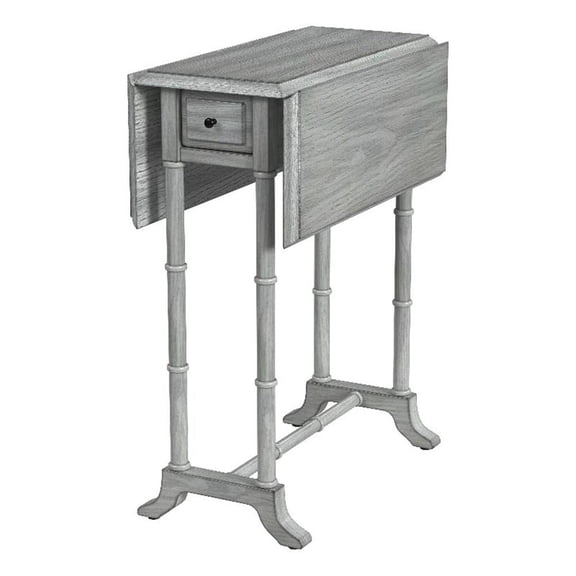 Butler Specialty Darrow Gray Drop-Leaf Accent Table