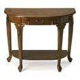 thumbnail image 1 of Butler Specialty Demilune Console Table In Vintage Oak, 1 of 4