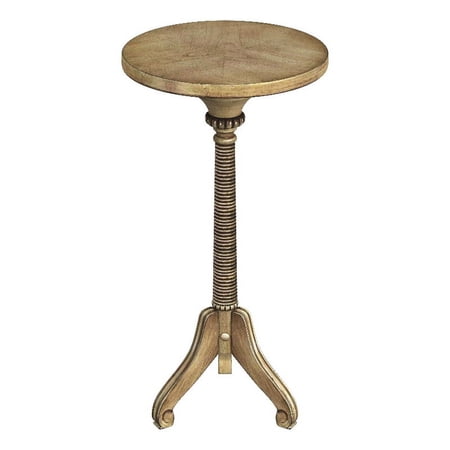 Butler Specialty Florence Antique Beige Pedestal Table