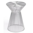 thumbnail image 1 of Butler Specialty Greeley Silver Metal End Table, 1 of 9