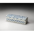 thumbnail image 1 of Butler Specialty Hors Doeuvres Amanda Storage Box In Blue Bone Inlay, 1 of 2