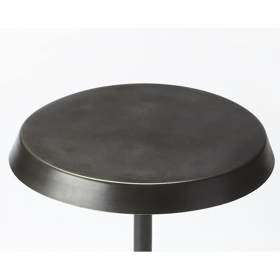 Butler Specialty Industrial Chic Round End Table In Black