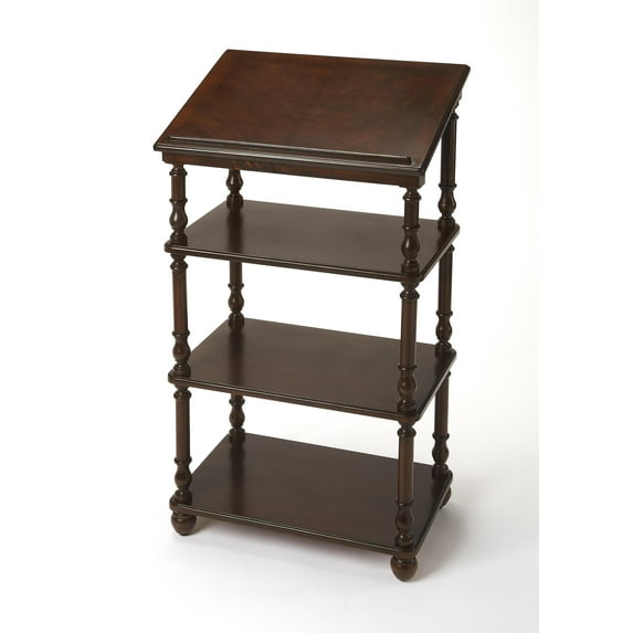 Butler Specialty Library Stand In Plantation Cherry