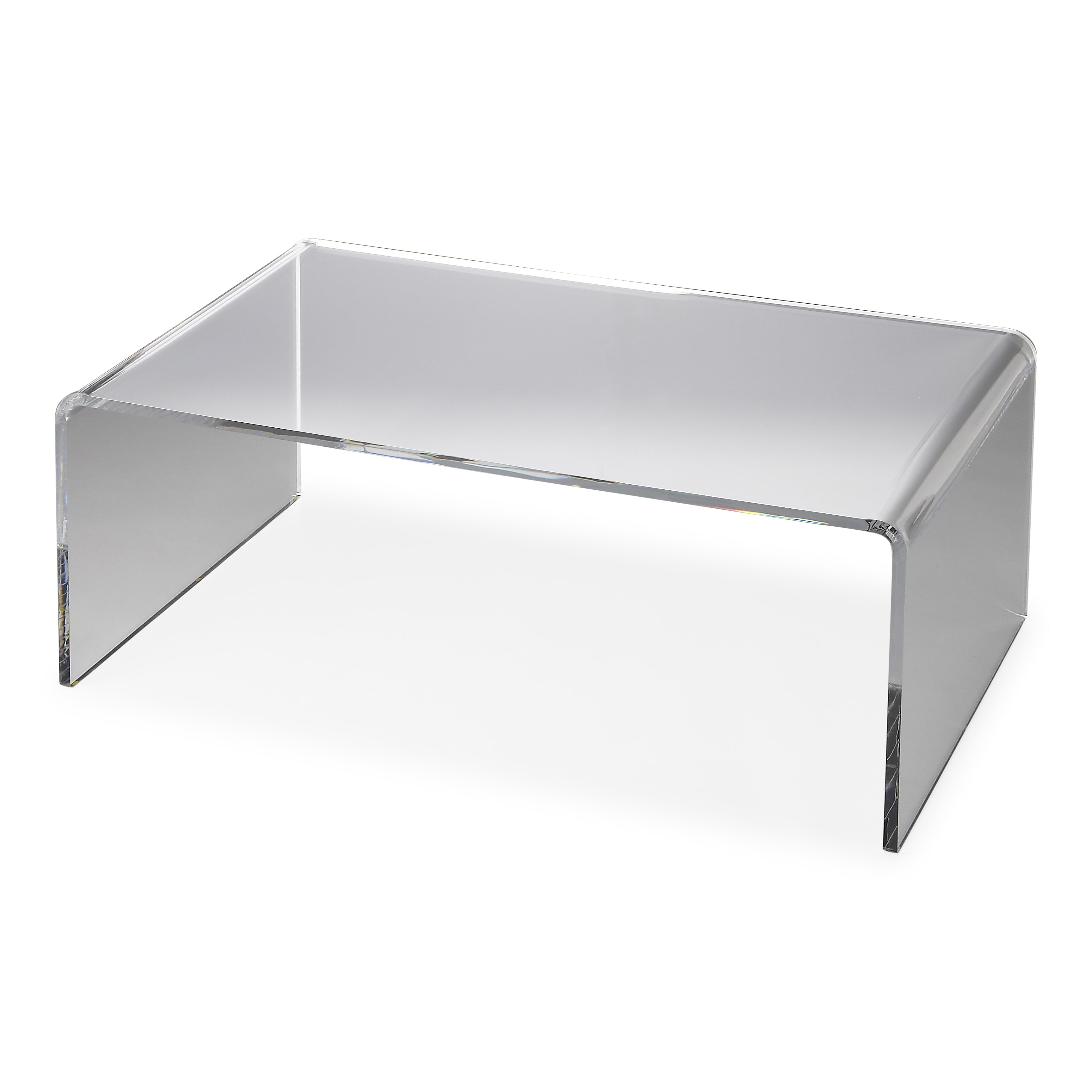 Crystal Clear Rectangular Acrylic Coffee Table
