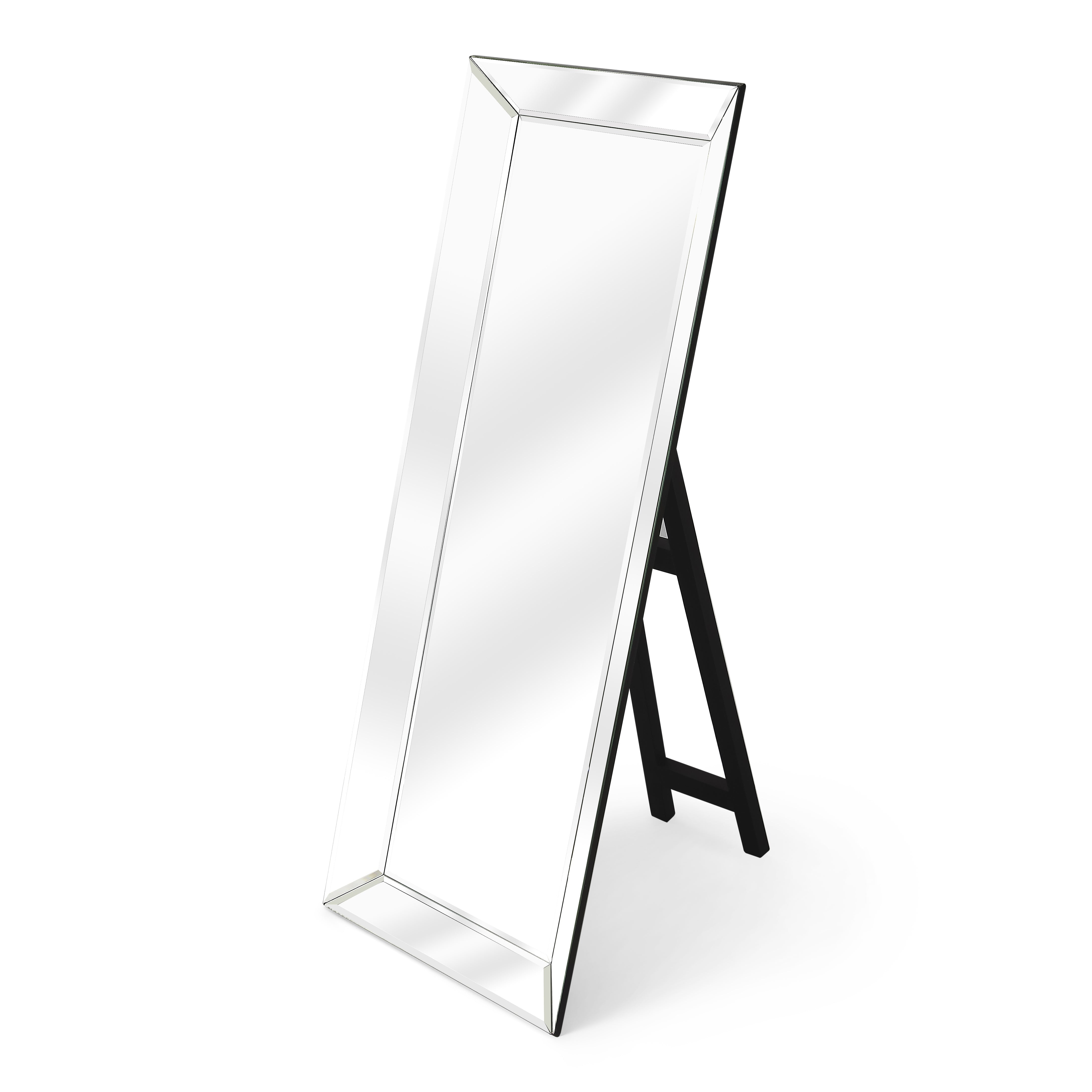 Emerson Sleek Wood Frame 63" Freestanding Mirror