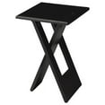 thumbnail image 1 of Butler Specialty Company Hammond 11.75"W Solid Wood Folding Side Table - Black, 1 of 2