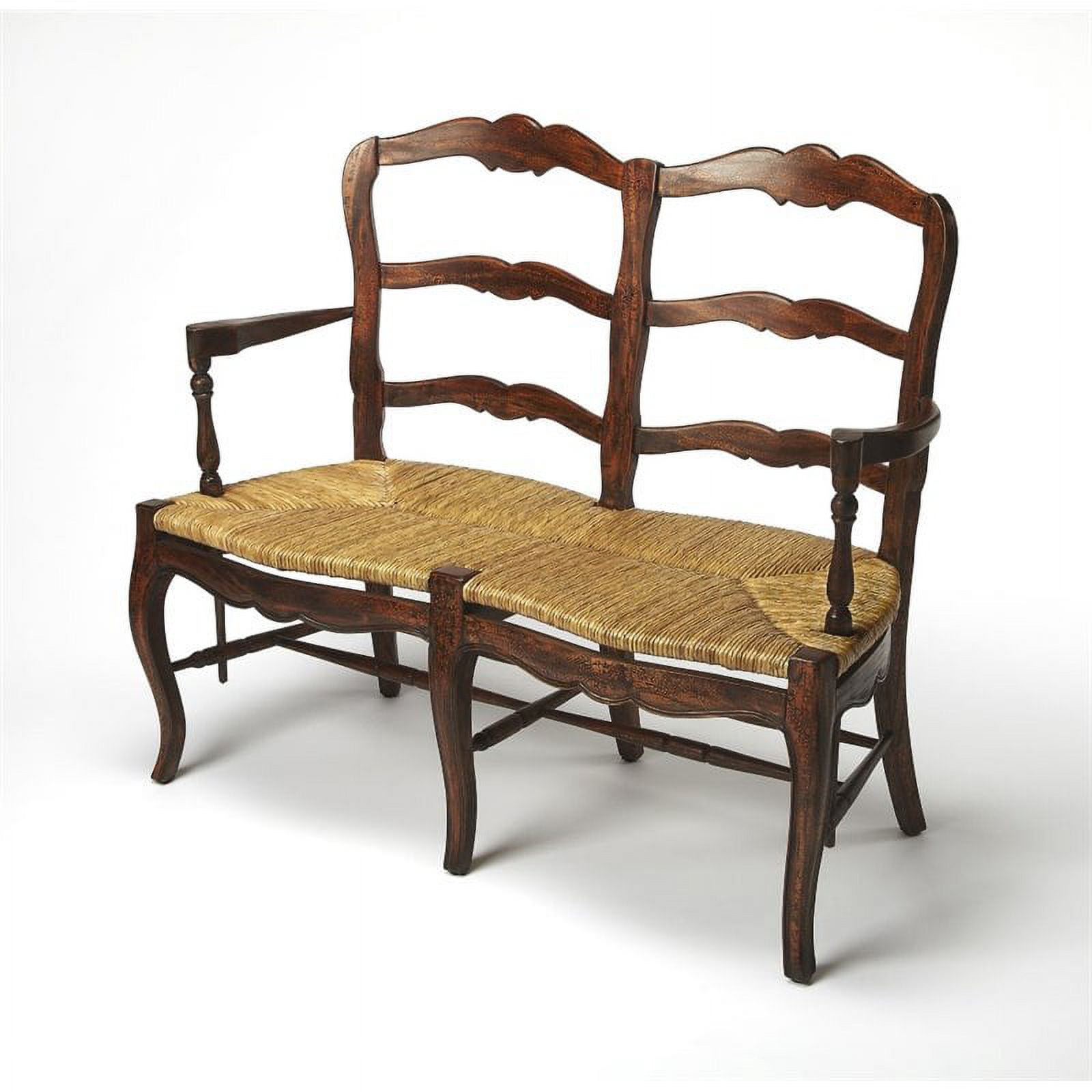 Butler Specialty Masterpiece Abbeville Bench in Rush Seat - Walmart.com