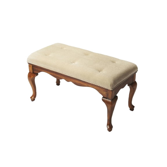 Butler Specialty Masterpiece Grace Bench In Olive Ash Burl