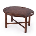 thumbnail image 1 of Butler Specialty Masterpiece Oval Coffee Table In Vintage Oak, 1 of 8