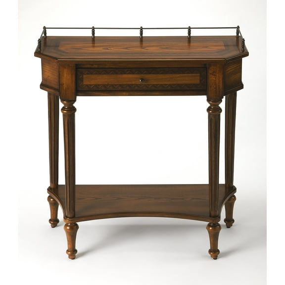 Butler Specialty Masterpiece Traditional Console Table In Umber
