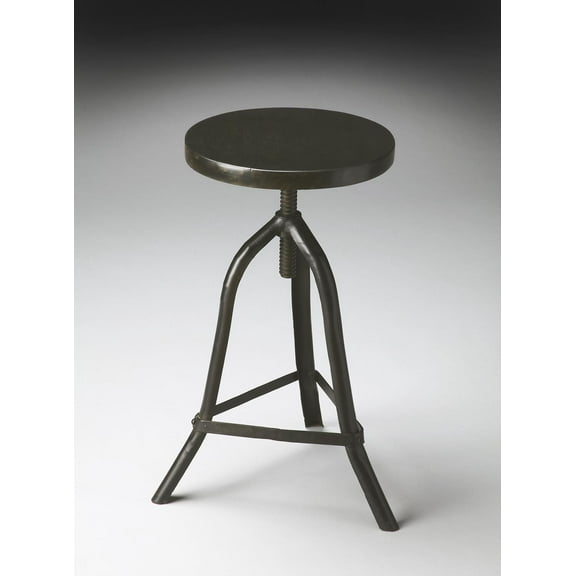 Butler Specialty Metalworks Adjustable Revolving Bar Stool In Black