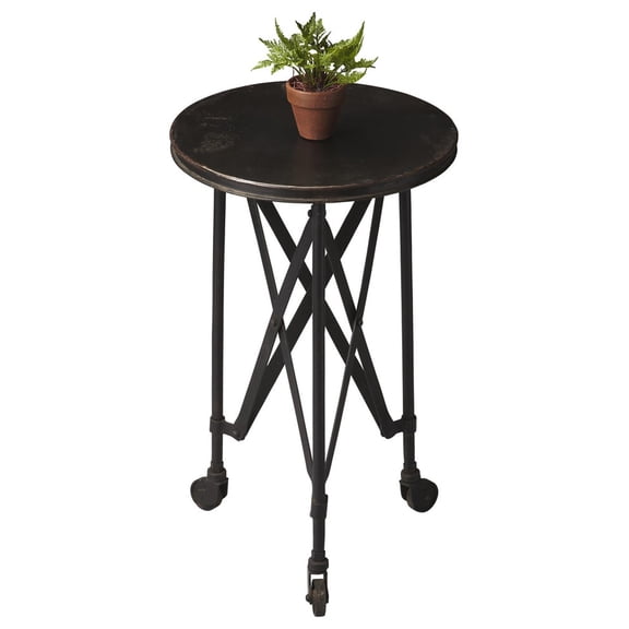Butler Specialty Metalworks Round Iron Accent Table In Black