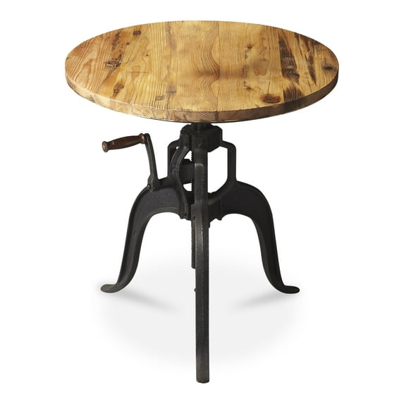 Butler Specialty Metalworks Round Wood Top Pub Table