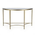 thumbnail image 1 of Butler Specialty Monica Gold Demilune Console Table, 1 of 2