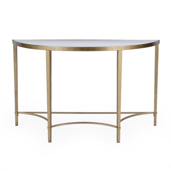 Butler Specialty Monica Gold Demilune Console Table
