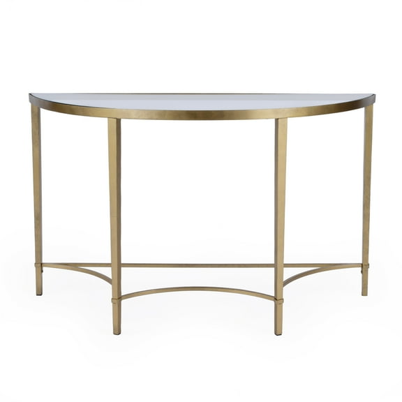 Butler Specialty Monica Gold Demilune Console Table