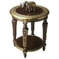 thumbnail image 1 of Butler Specialty Ranthore Round Brass Accent Table, 1 of 2
