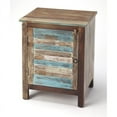 thumbnail image 1 of Butler Specialty Rustic Shutter Painted Accent Cabinet In Brown, 1 of 4