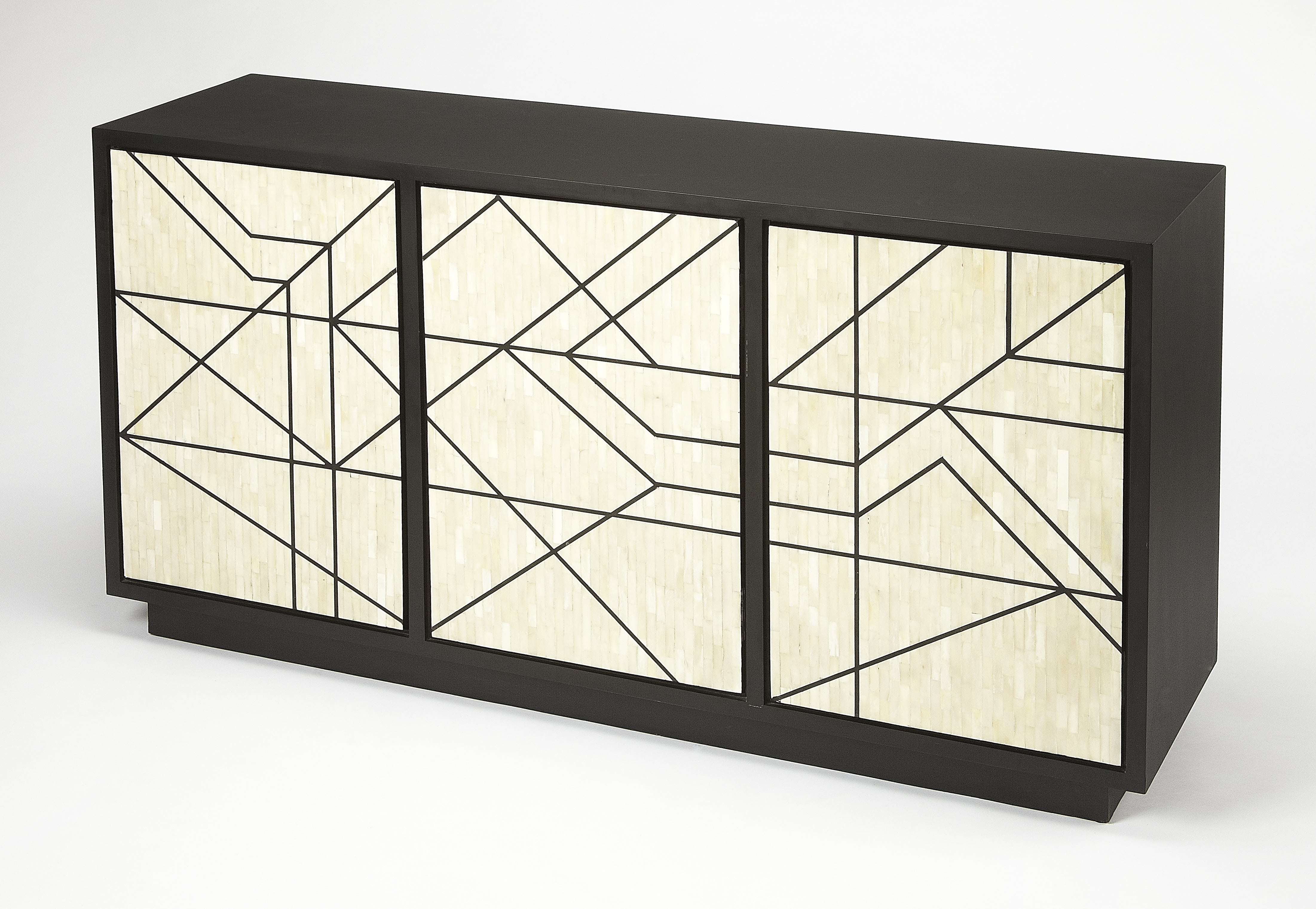 Greta 59" Bone Inlay and MDF Modern Sideboard