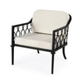 thumbnail image 1 of Butler Specialty Southport Iron Upholstered Outdoor Lounge Chair, 1 of 8